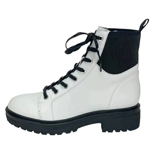 Kenneth Cole New York Rhode Lite Lace Up Leather Womens Ankle Boots - Picture 2 of 11